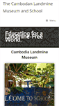 Mobile Screenshot of cambodialandminemuseum.org